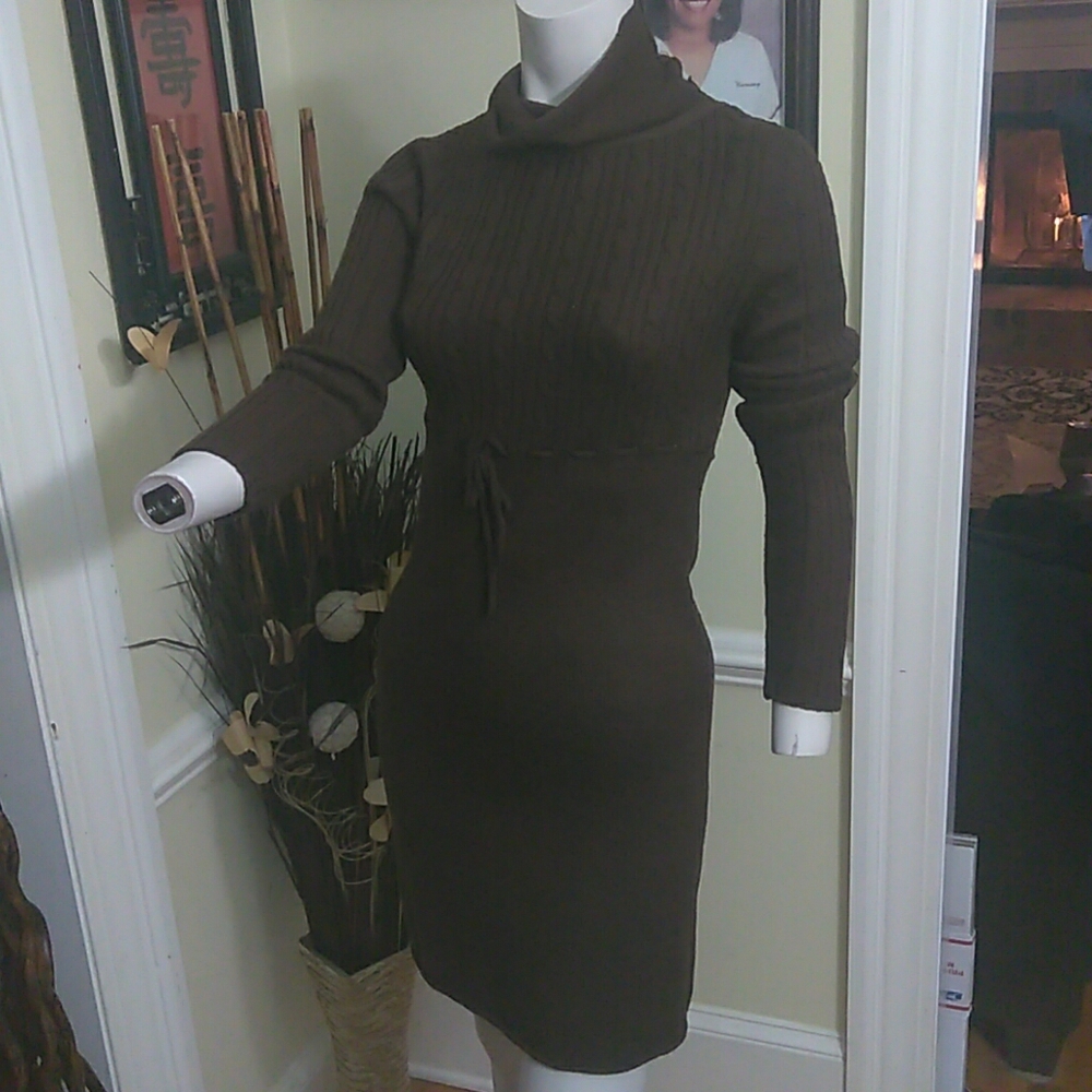 Blue Heart brown sweater dress